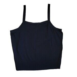 Coldwater Creek Sleeveless Sweater Tank Top Womens 2XL Black Layering
